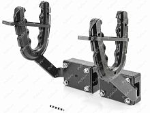 Крепление-рогатка к прямоугольному профилю 43мм * 20 мм Крепление-рогатка к прямоугольному профилю 43мм * 20 мм