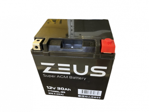 Аккумуляторная батарея ZEUS AGM 30 Ач фото 3 Аккумуляторная батарея ZEUS AGM 30 Ач фото 3