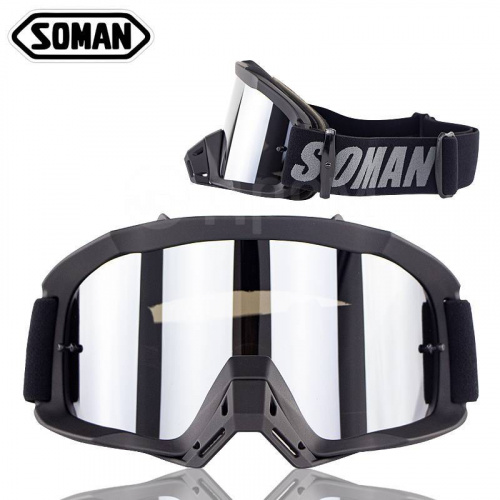 Очки Soman SM-16 (черный/прозрачное стекло) К1-00002392 Очки Soman SM-16 (черный/прозрачное стекло) К1-00002392