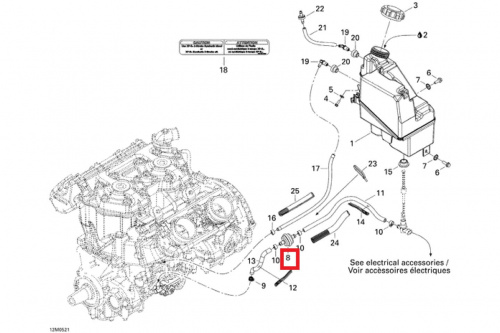 ������ �������� Yamaha, BRP 07-246-08 ���� 3