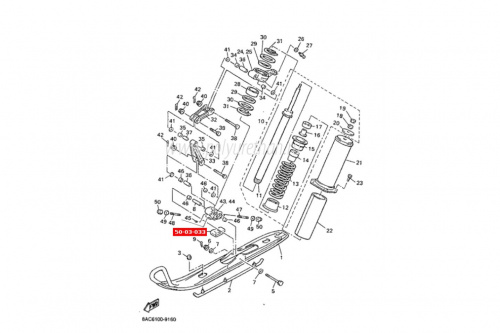 ����� ���� (�������) Yamaha Viking VK540 50-03-033 ���� 3