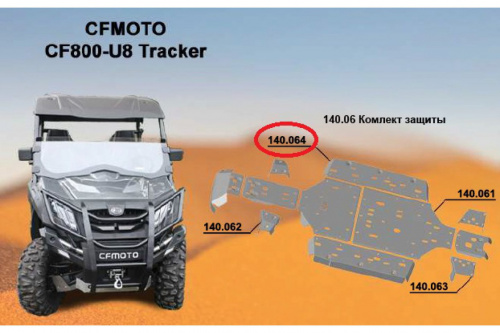 ������ ������� ATV CF Moto CF800  U8 Tracker