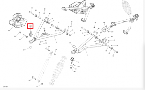 Шаровая опора нижняя Can-Am G2 фото 2 Шаровая опора нижняя Can-Am G2 фото 2