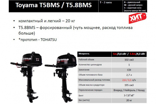   Toyama T5.8BMS  4