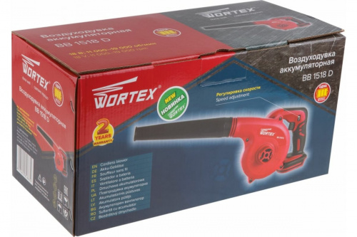 Аккумуляторная воздуходувка WORTEX 18 В фото 4 Аккумуляторная воздуходувка WORTEX 18 В фото 4