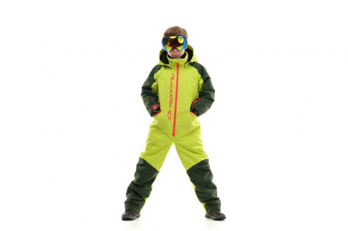 Зимний комбинезон DF Junior Green-Red фото 3 Зимний комбинезон DF Junior Green-Red фото 3
