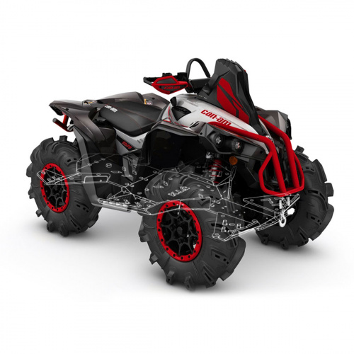 ЗАЩИТА KTZ ДЛЯ BRP CAN AM RENEGATE XMR 2017+ ЗАЩИТА KTZ ДЛЯ BRP CAN AM RENEGATE XMR 2017+