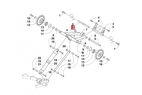 ������ � ����� ������ ��� ��������� Arctic Cat 3604-028 ���� 2