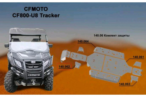 ������ �������� ����� ATV CF Moto 800  U8 Tracker