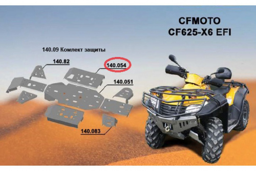 ������ ������� ATV CF Moto CF500-X5/CF625-X6