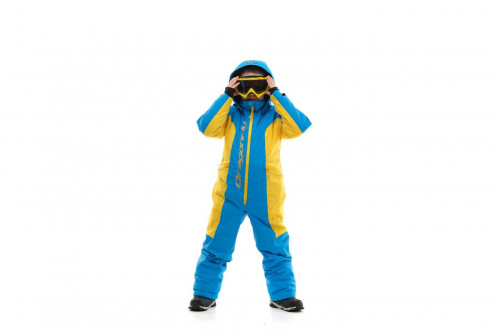Зимний комбинезон DF Junior Blue - Yellow фото 5 Зимний комбинезон DF Junior Blue - Yellow фото 5