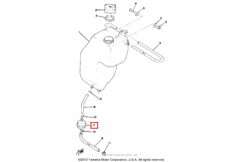 Фильтр масляный Yamaha, BRP 07-246-08 Фильтр масляный Yamaha, BRP 07-246-08