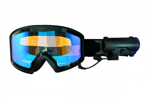 Очки с подогревом (полный комплект) RSX, Polestar Winter, черный/черный; двойное синее стекло Очки с подогревом (полный комплект) RSX, Polestar Winter, черный/черный; двойное синее стекло