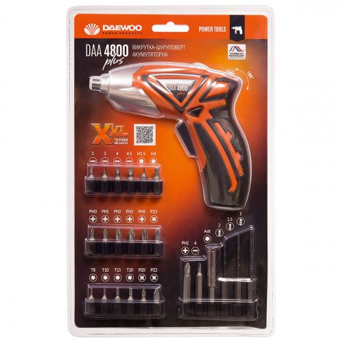 Отвертка аккумуляторная DAEWOO DAА 4800 Plus фото 6 Отвертка аккумуляторная DAEWOO DAА 4800 Plus фото 6