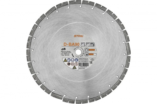 Алмазный отрезной круг Stihl D-BA90 ? 350 мм/14" Алмазный отрезной круг Stihl D-BA90 ? 350 мм/14"