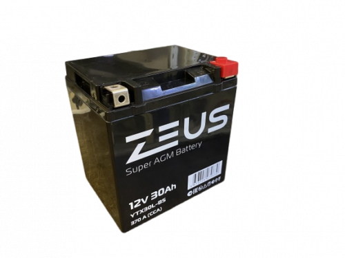 Аккумуляторная батарея ZEUS AGM 30 Ач фото 2 Аккумуляторная батарея ZEUS AGM 30 Ач фото 2