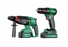 Набор аккумуляторного инструмента ALTECO STALKER Kit (D20 Li BL+RH20 Li BL) Набор аккумуляторного инструмента ALTECO STALKER Kit (D20 Li BL+RH20 Li BL)