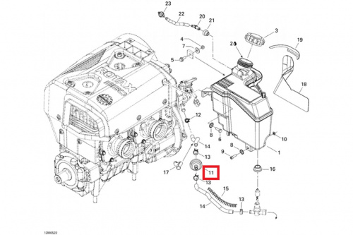 ������ �������� Yamaha, BRP 07-246-08 ���� 2