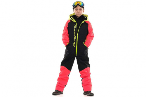 Зимний комбинезон DF Junior Red-Yellow Зимний комбинезон DF Junior Red-Yellow