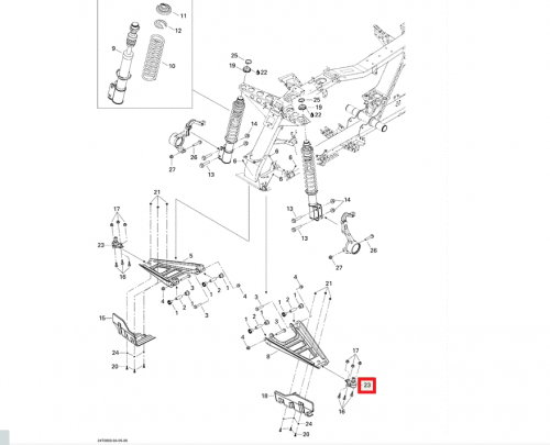Шаровая опора нижняя CanAm G1 AT-08812 фото 2 Шаровая опора нижняя CanAm G1 AT-08812 фото 2