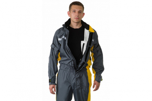 Дождевик комбенизон мембранный Dragonfly серый XXL 400109XXL фото 3 Дождевик комбенизон мембранный Dragonfly серый XXL 400109XXL фото 3