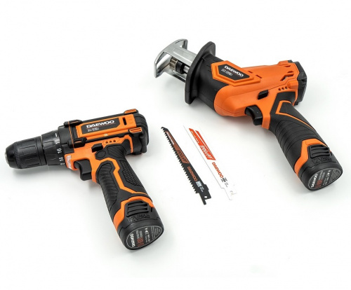 Набор аккумуляторного инструмента DAEWOO DGA 1220Li SET фото 2 Набор аккумуляторного инструмента DAEWOO DGA 1220Li SET фото 2