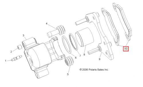 Тормозные колодки Polaris RZR зад. Godzilla FA 354 FA354 фото 4 Тормозные колодки Polaris RZR зад. Godzilla FA 354 FA354 фото 4