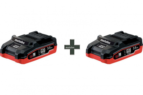 Аккумулятор Metabo LiHD 18 В, 3.5 А*ч х 2 шт.T0346 Аккумулятор Metabo LiHD 18 В, 3.5 А*ч х 2 шт.T0346